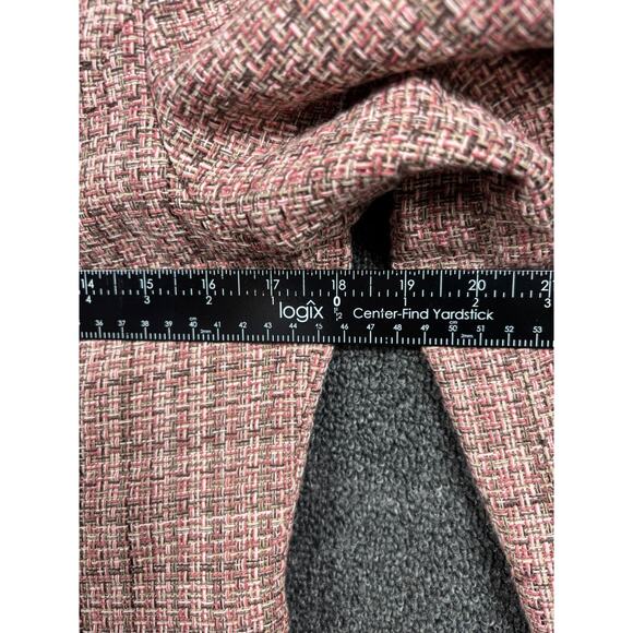 Kasper Blazer Jacket Womens Size 6 Multicolor Tweed Front Pockets Casual Career - Picture 7 of 7